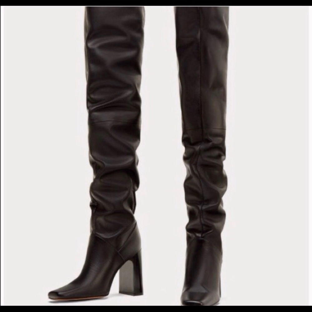 Zara over the knee boots